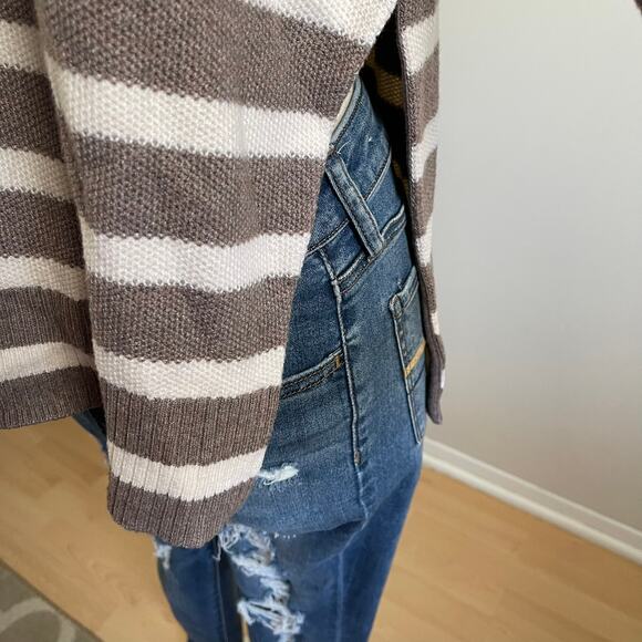 Athleta • Stripe Kennewick Sweater Walnut - Picture 3 of 6